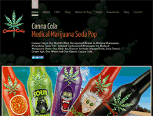 Tablet Screenshot of drinkcannacola.com